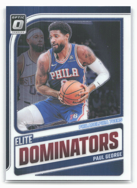 2024-25 Donruss Optic #11 Paul George Elite Dominators
