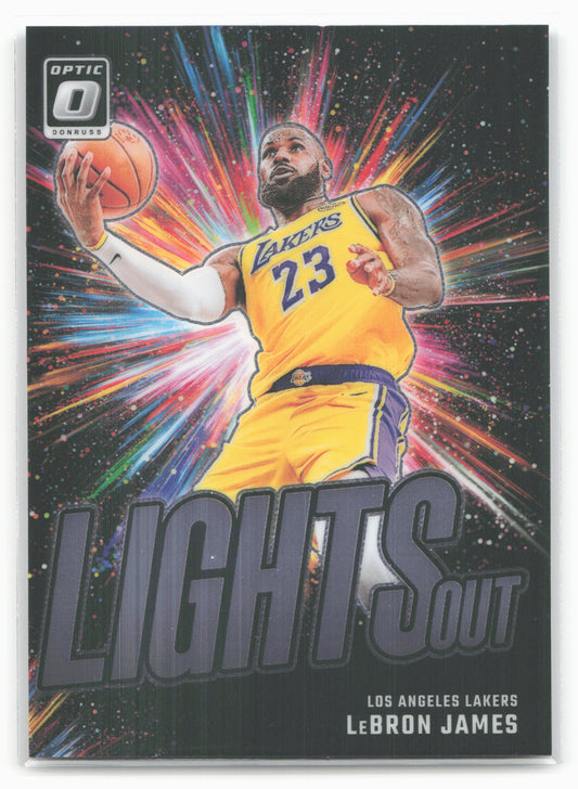 2024-25 Donruss Optic #9 LeBron James Lights Out