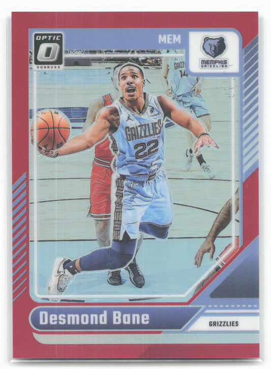 2024-25 Donruss Optic #75 Desmond Bane Red #/99