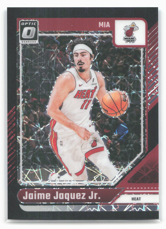 2024-25 Donruss Optic #22 Jaime Jaquez Jr. Black Velocity #/39
