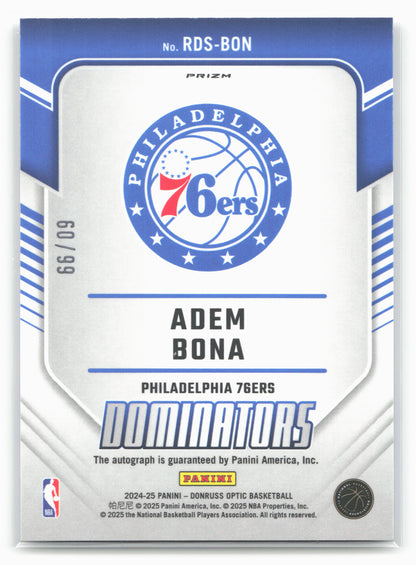 2024-25 Donruss Optic #RDS-BON Adem Bona /99