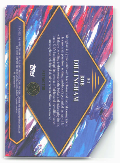 2024-25 Finest #D-3 Rob Dillingham Debut Refractor