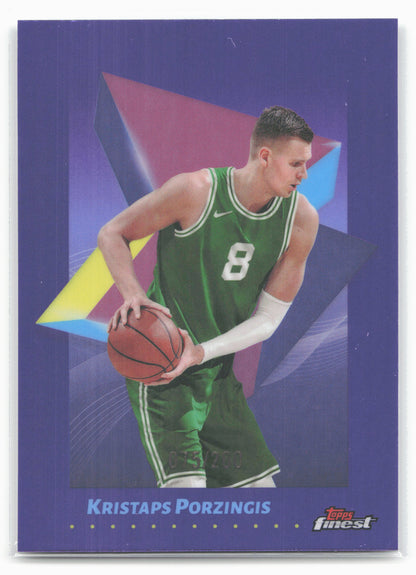 2024-25 Finest #5 Kristaps Porzingis Purple Refractor #/200