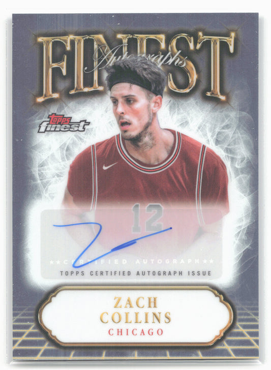 2024-25 Finest #FA-DA Zach Collins Finest Autographs