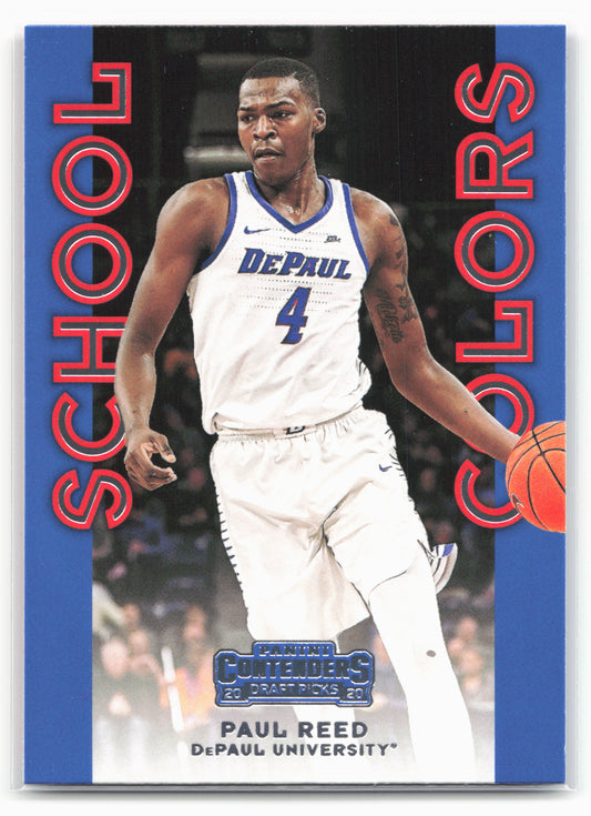 2020 Panini Contenders Draft Picks #34 Paul Reed School Colors 20556