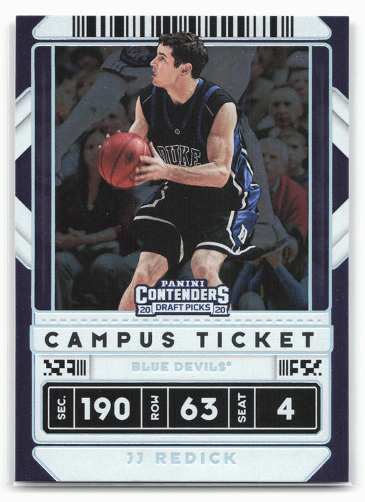 2020 Panini Contenders Draft Picks #50 JJ Redick Campus Ticket 20558