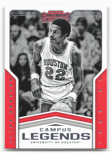2020 Panini Contenders Draft Picks #20 Clyde Drexler Campus Legends 20560