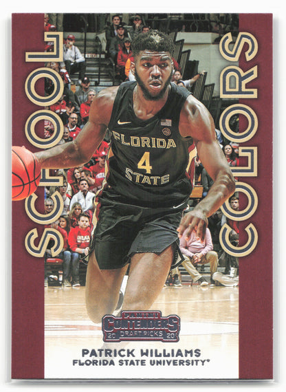 2020 Panini Contenders Draft Picks #20 Patrick Williams School Colors 20571
