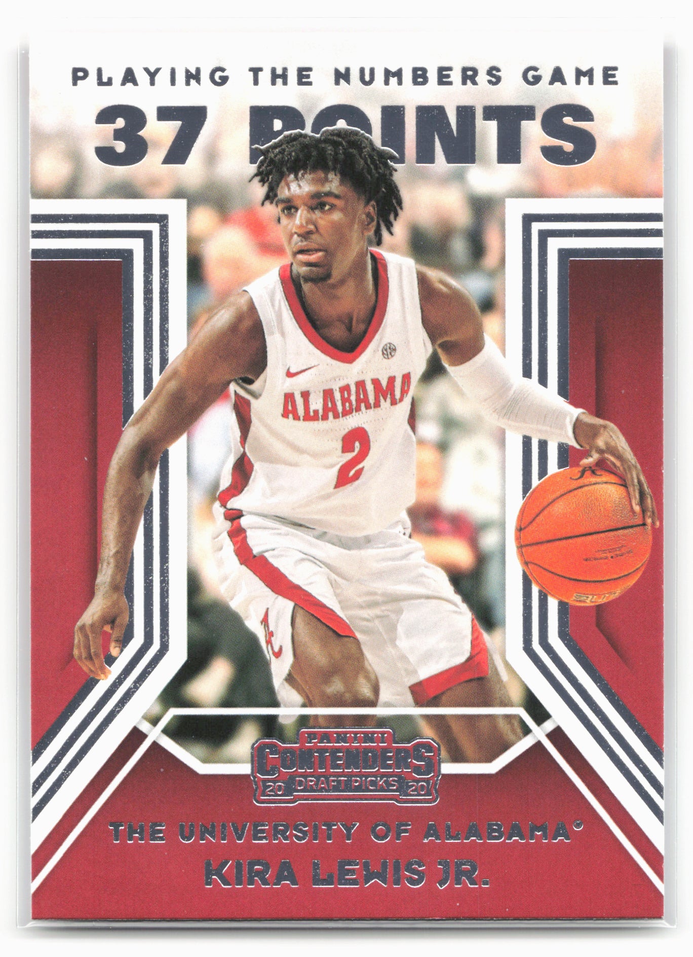 2020 Panini Contenders Draft Picks #23 Kira Lewis Jr. the Numbers Game 20575