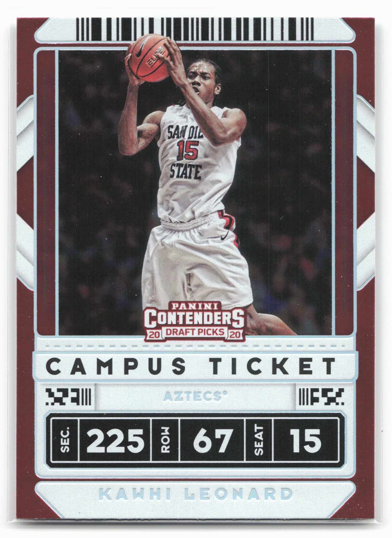 2020 Panini Contenders Draft Picks #18b Kawhi Leonard Campus Ticket 20579