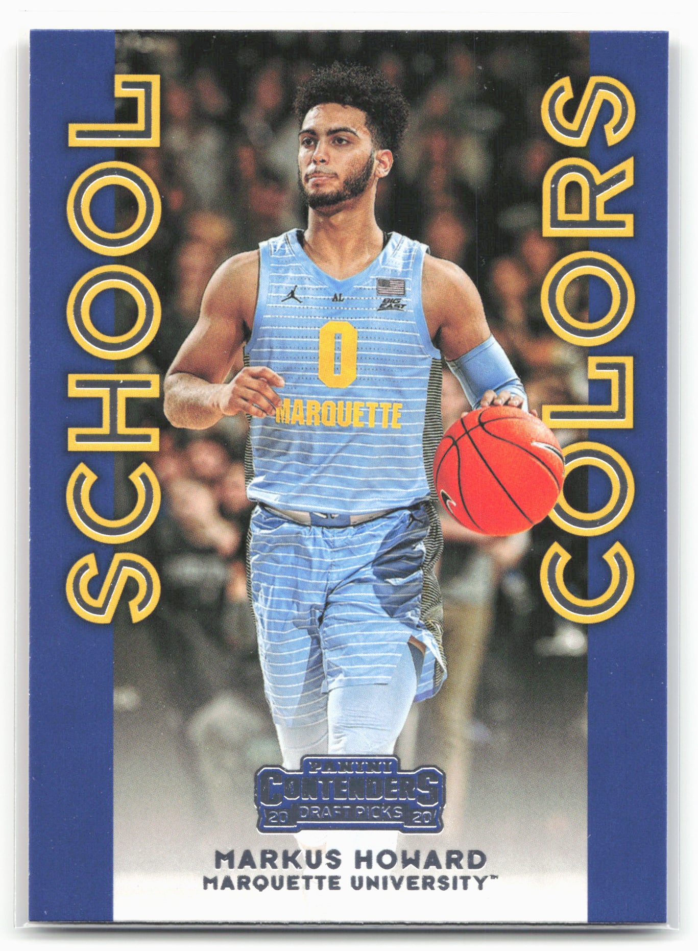 2020 Panini Contenders Draft Picks #33 Markus Howard School Colors 20581