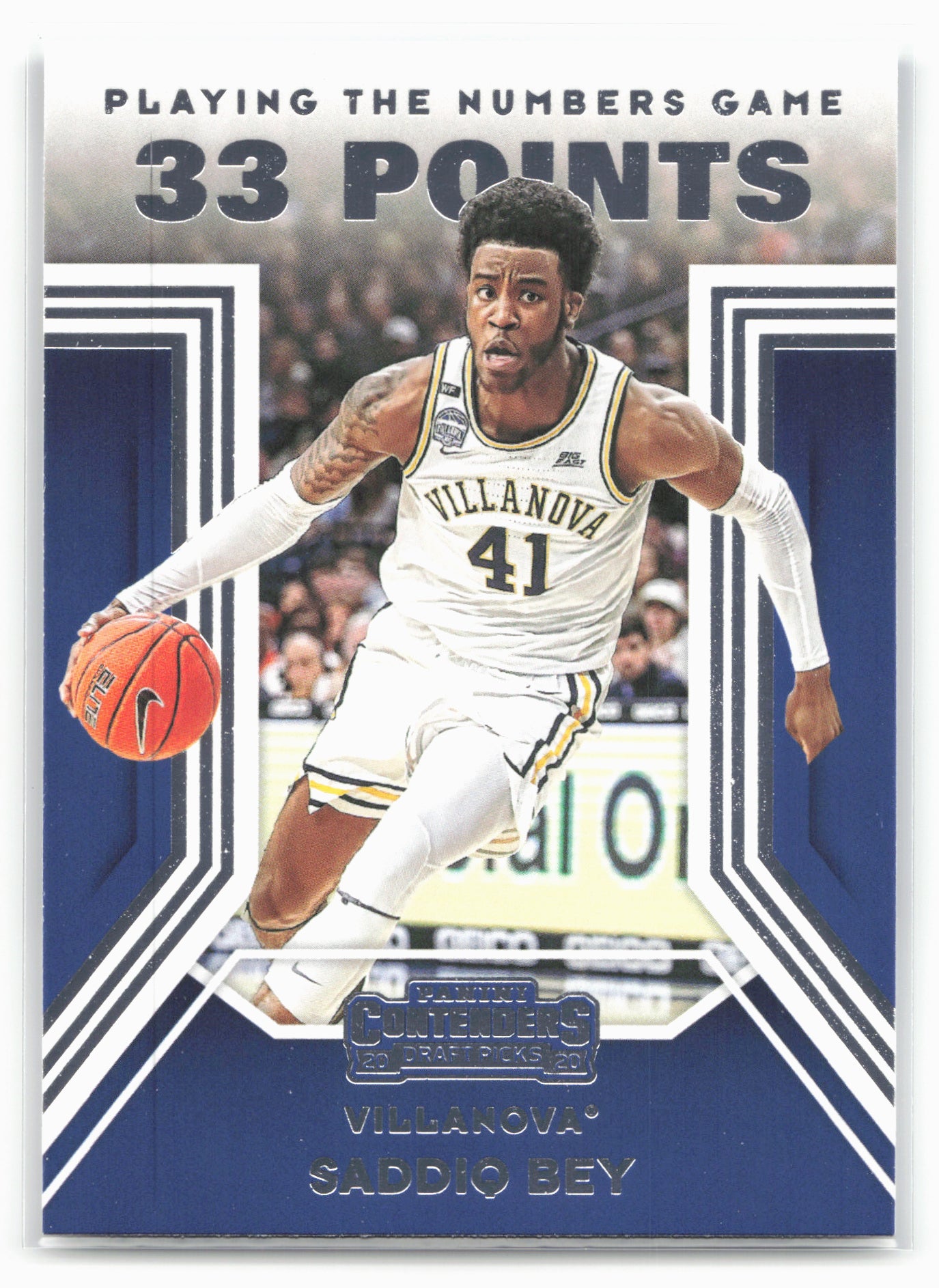 2020 Panini Contenders Draft Picks #19 Saddiq Bey Playing the Numbers Game 20582