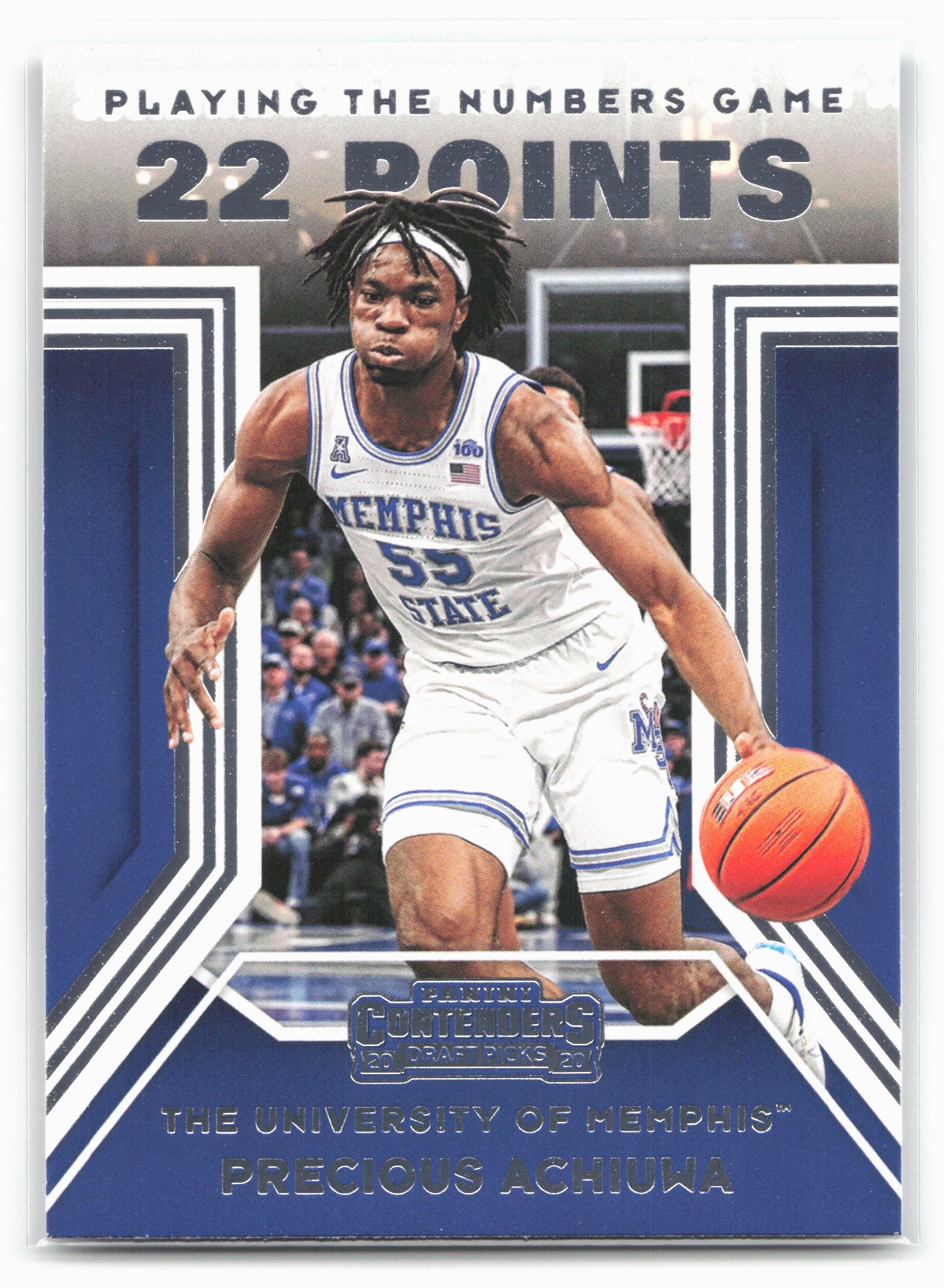 2020 Panini Contenders Draft Picks #21 Precious Achiuwa the Numbers Game 20585