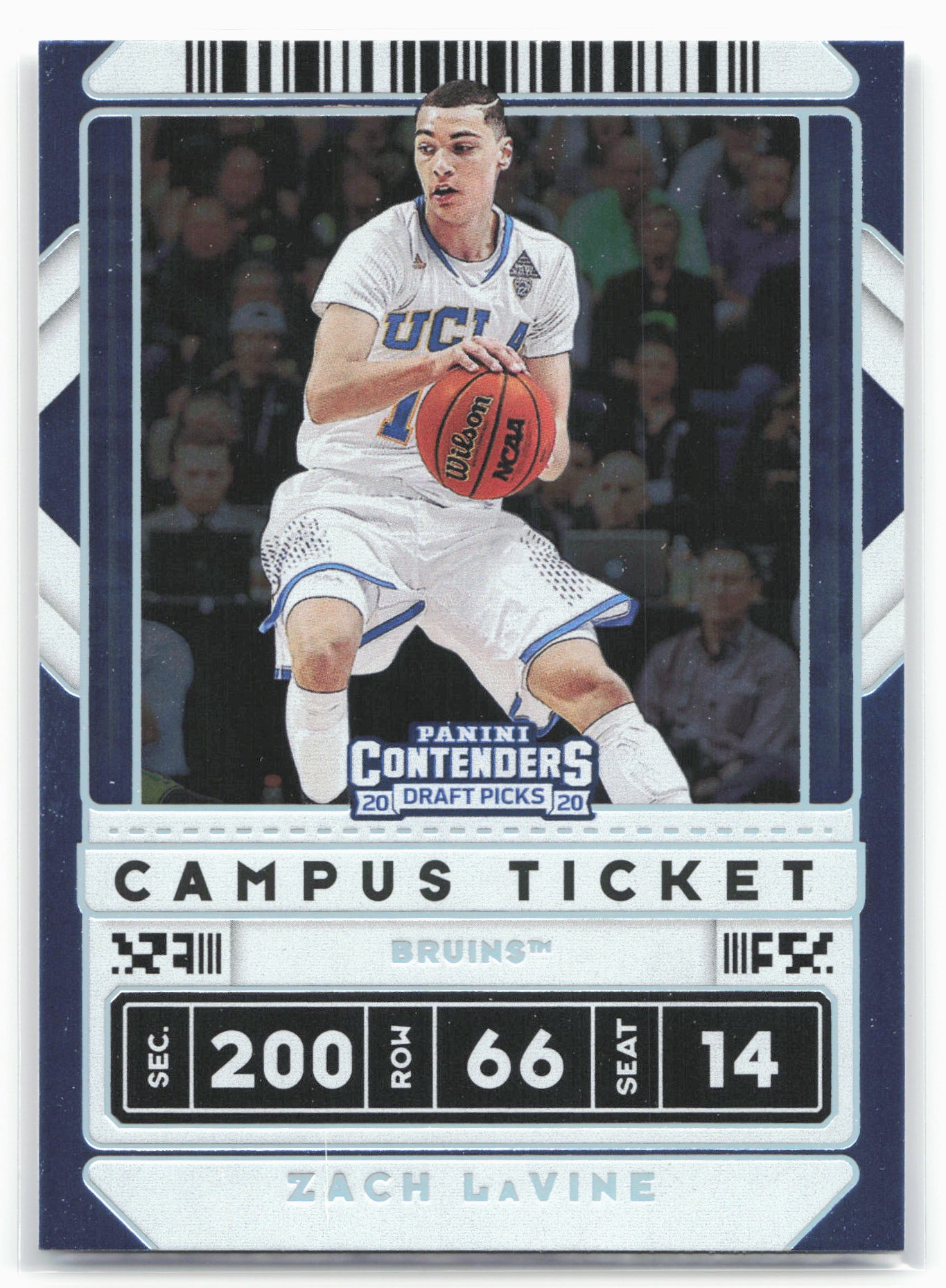 2020 Panini Contenders Draft Picks #25b Zach LaVine Campus Ticket 20586