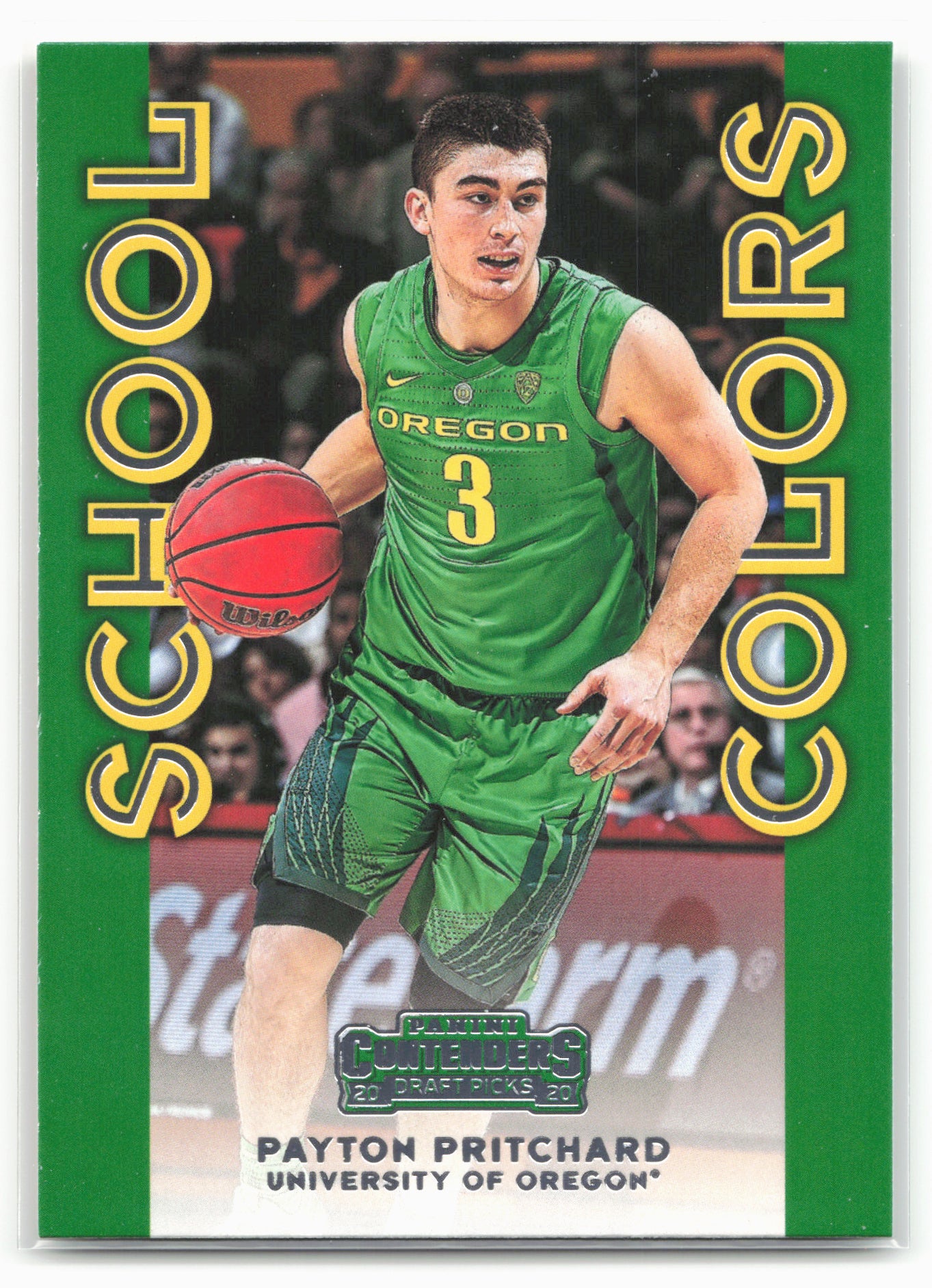 2020 Panini Contenders Draft Picks #29 Payton Pritchard School Colors 20587