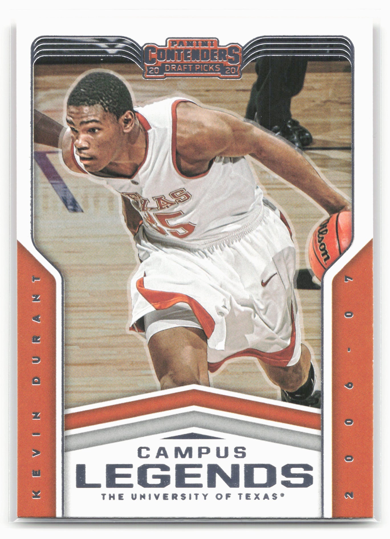 2020 Panini Contenders Draft Picks #24 Kevin Durant Campus Legends 20588