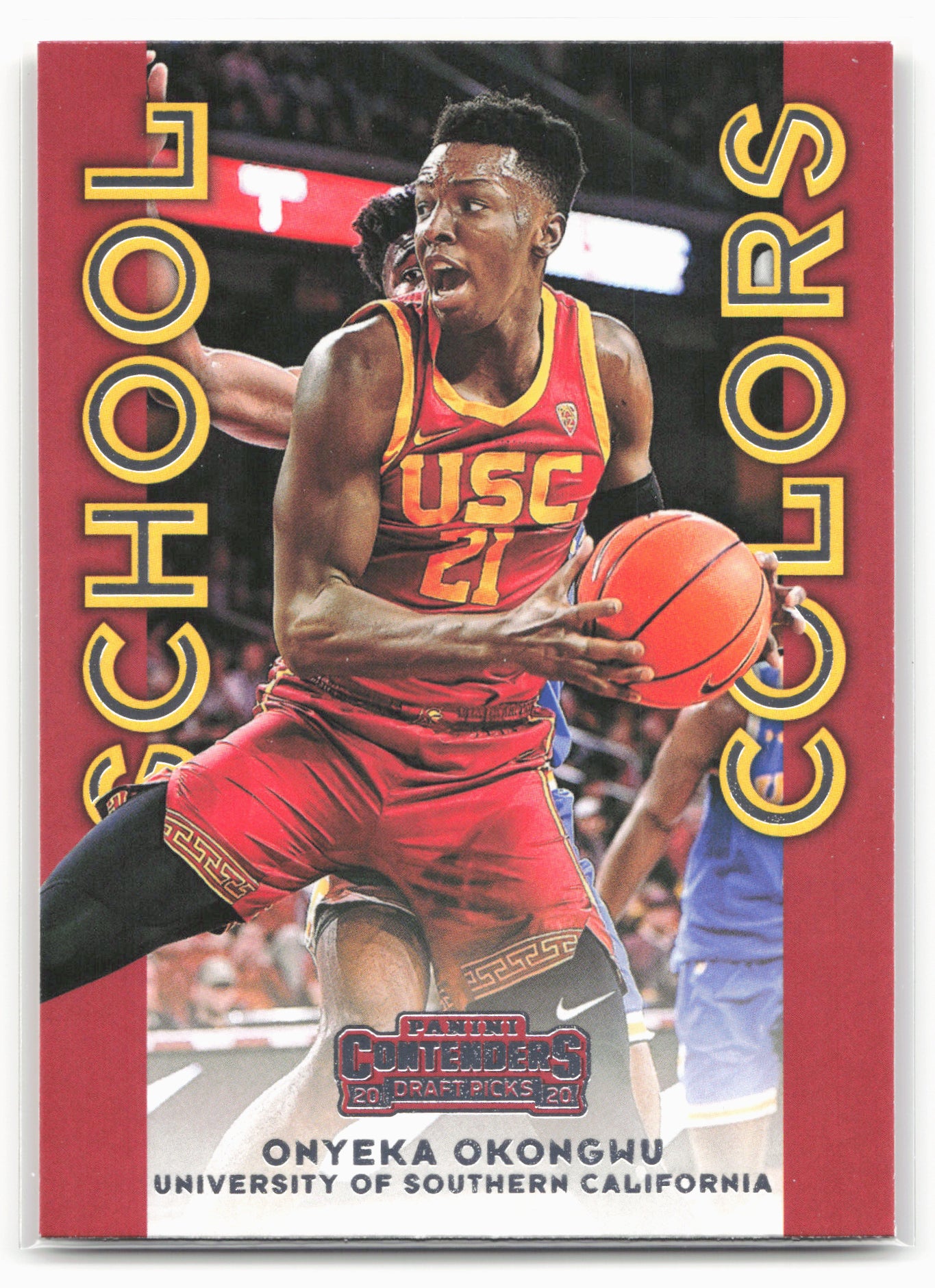 2020 Panini Contenders Draft Picks #12 Onyeka Okongwu School Colors 20589