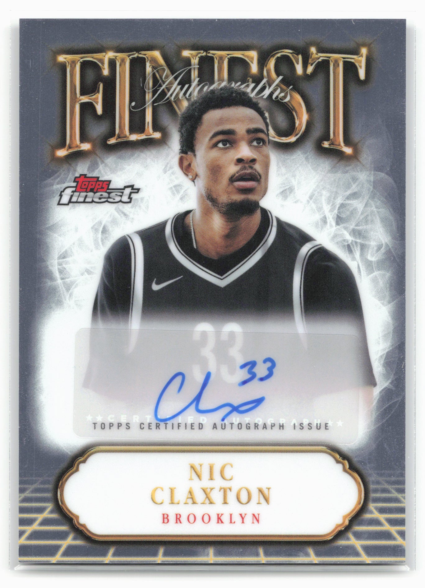 2024-25 Finest #FA-NC Nic Claxton Finest Autographs