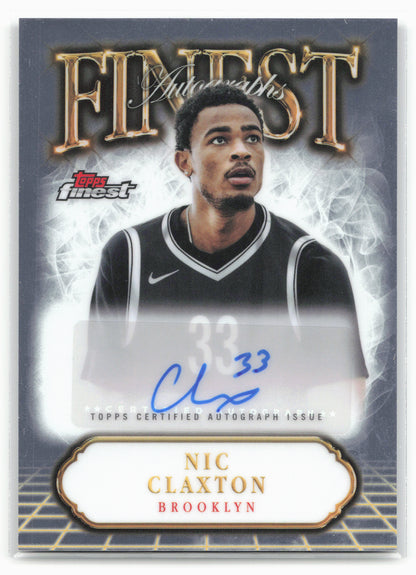 2024-25 Finest #FA-NC Nic Claxton Finest Autographs
