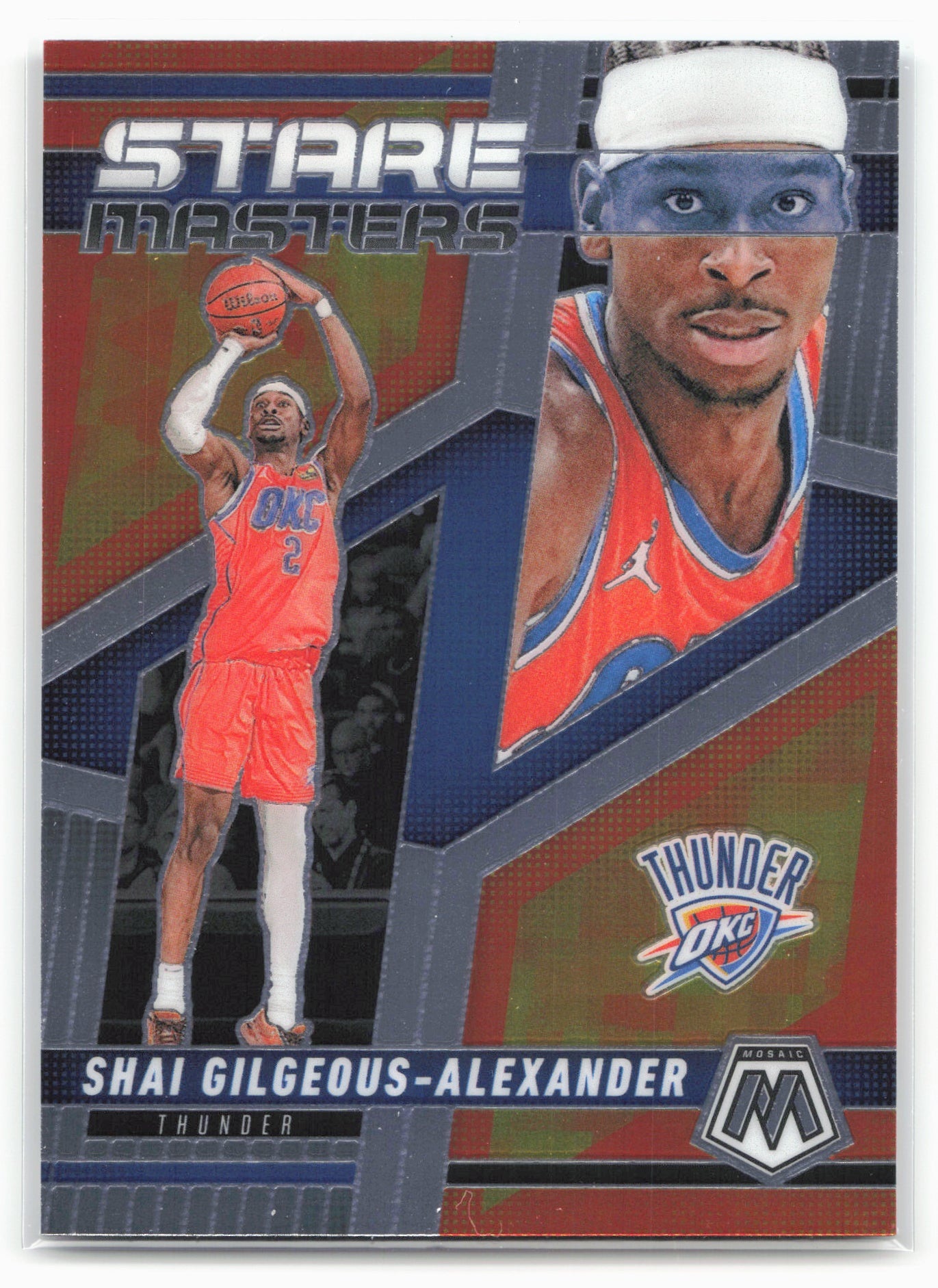 2024-25 Panini Mosaic #2 Shai Gilgeous-Alexander Stare Masters