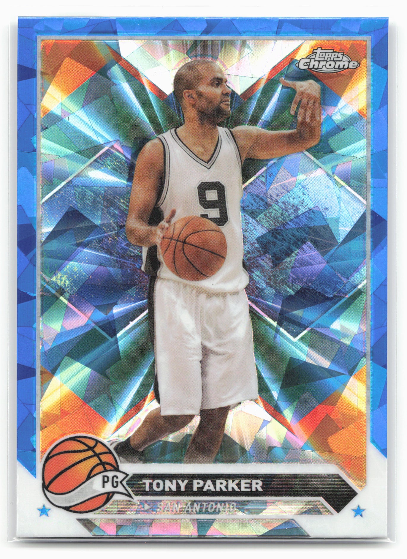 2023-24 Topps Chrome Sapphire Edition #104 Tony Parker