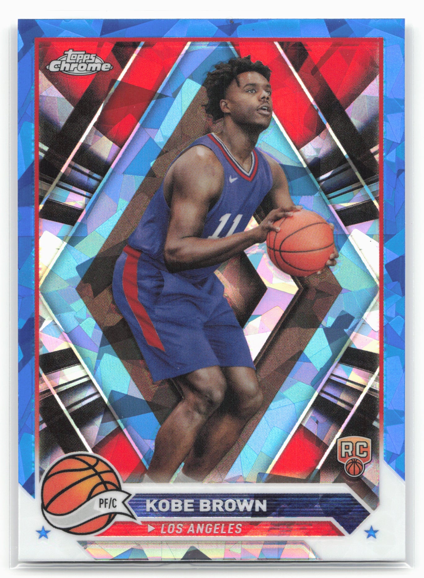 2023-24 Topps Chrome Sapphire Edition #18 Kobe Brown