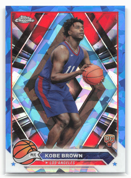 2023-24 Topps Chrome Sapphire Edition #18 Kobe Brown