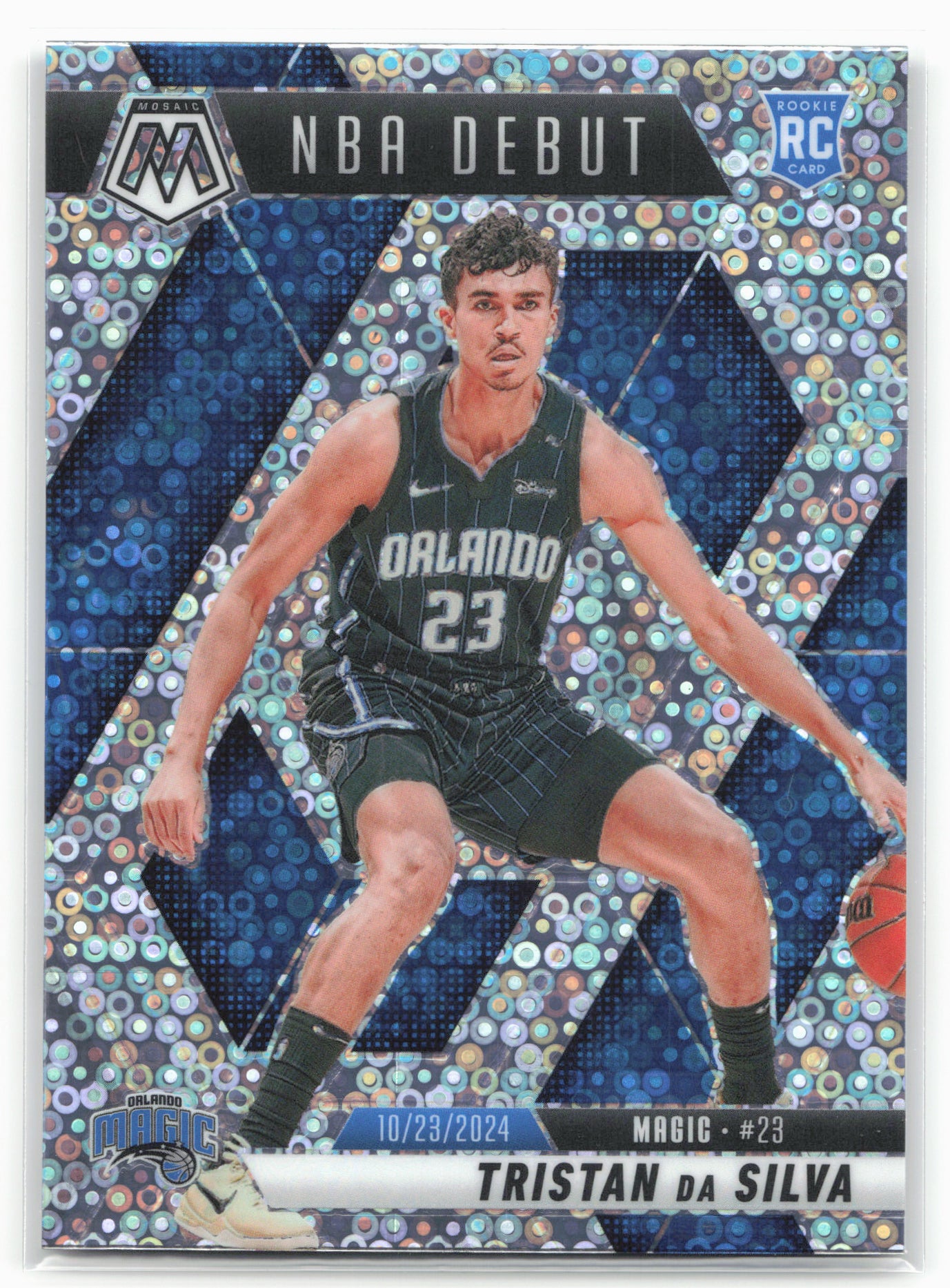 2024-25 Panini Mosaic #266 Tristan da Silva Fast Break Silver Mosaic