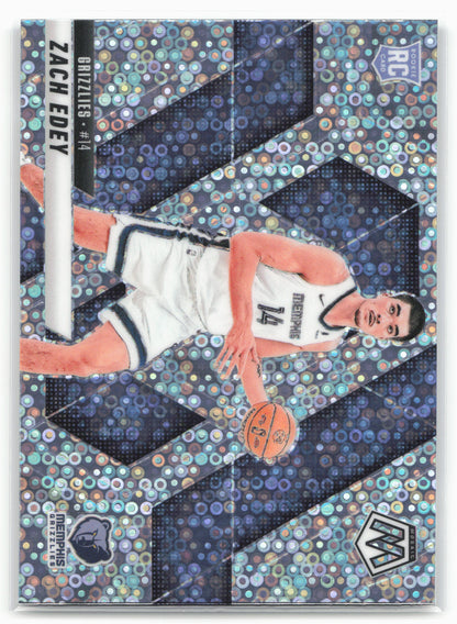 2024-25 Panini Mosaic #248 Zach Edey Fast Break Silver Mosaic