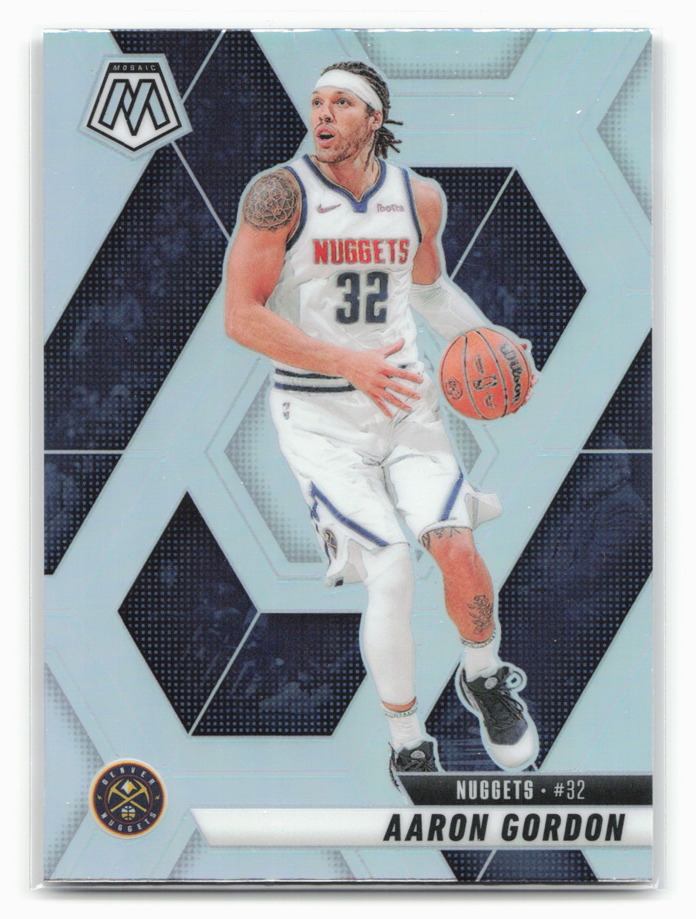 2024-25 Panini Mosaic #90 Aaron Gordon Silver