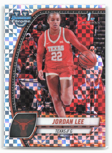 2024-25 Bowman University Chrome #34 Jordan Lee X-Fractor