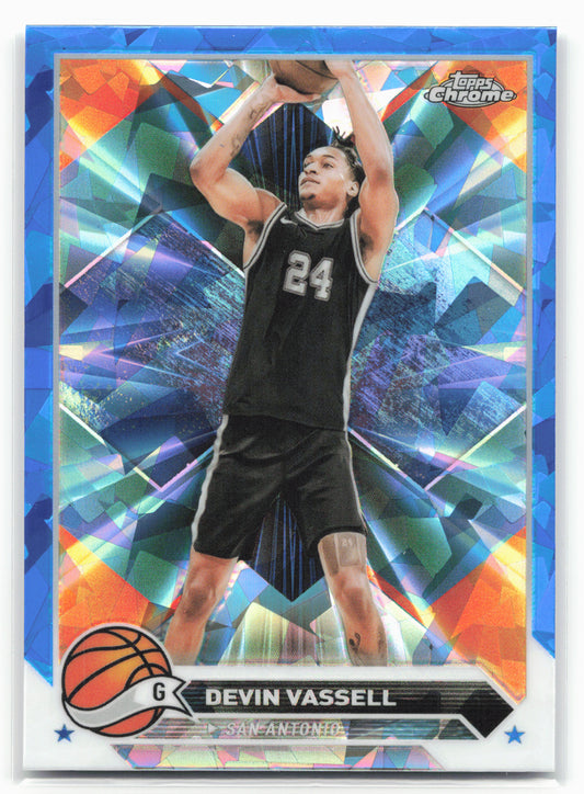 2023-24 Topps Chrome Sapphire Edition #152 Devin Vassell