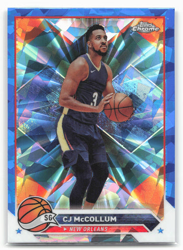 2023-24 Topps Chrome Sapphire Edition #47 CJ McCollum