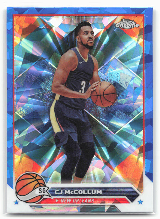 2023-24 Topps Chrome Sapphire Edition #47 CJ McCollum