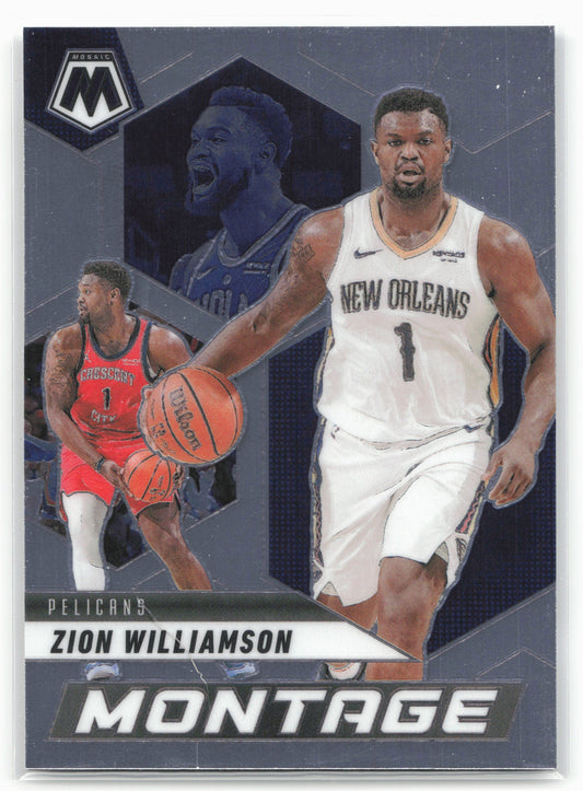 2024-25 Panini Mosaic #24 Zion Williamson Montage