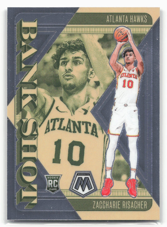 2024-25 Panini Mosaic #3 Zaccharie Risacher Bank Shot