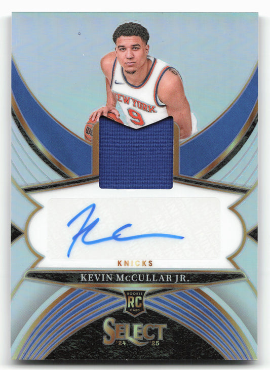 2024-25 Panini Select #RJA-MCC Kevin McCullar Jr. Rookie Jersey Autographs #/199