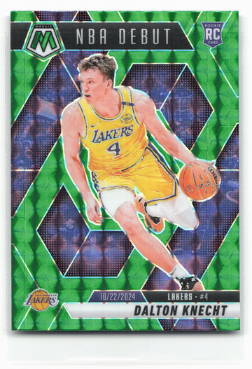 2024-25 Panini Mosaic #264 Dalton Knecht Green Mosaic