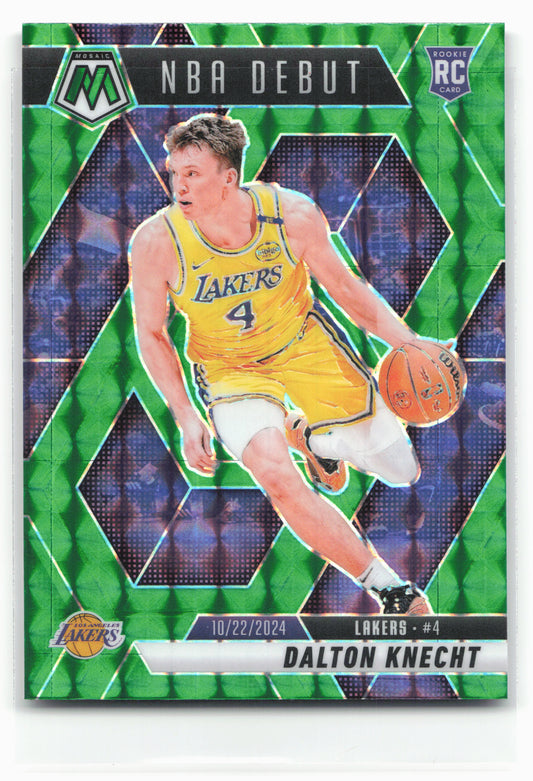 2024-25 Panini Mosaic #264 Dalton Knecht Green Mosaic