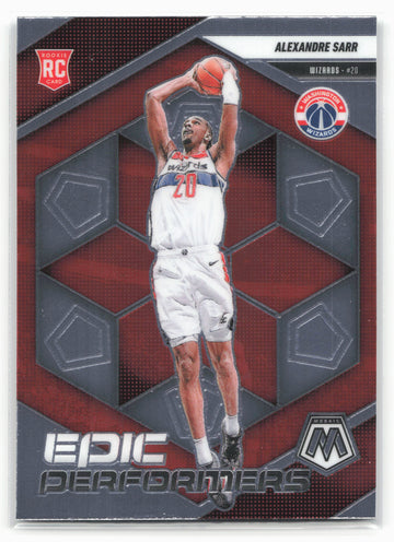 2024-25 Panini Mosaic #12 Alexandre Sarr Epic Performers