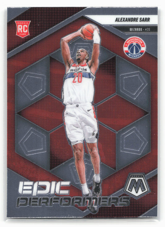 2024-25 Panini Mosaic #12 Alexandre Sarr Epic Performers