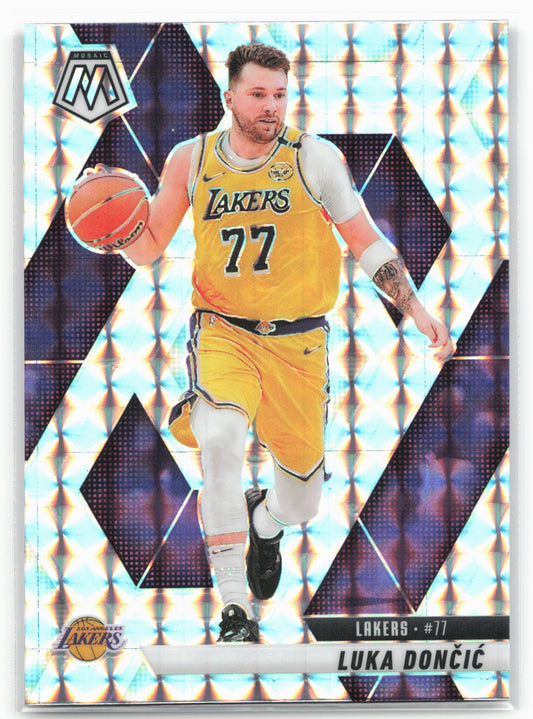 2024-25 Panini Mosaic - Base Mosaic #100 Luka Doncic