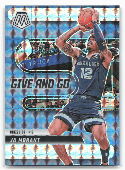 2024-25 Panini Mosaic #3 Ja Morant Give and Go Mosaic