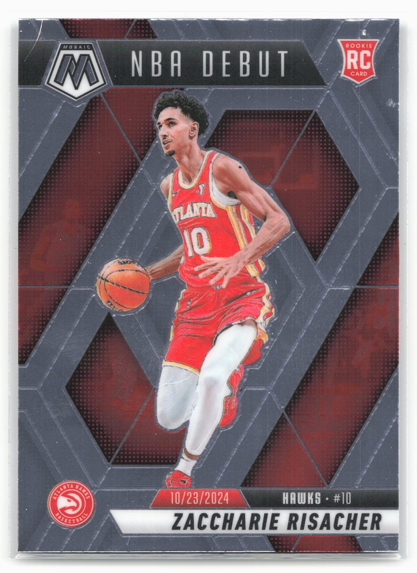 2024-25 Panini Mosaic #269 Zaccharie Risacher