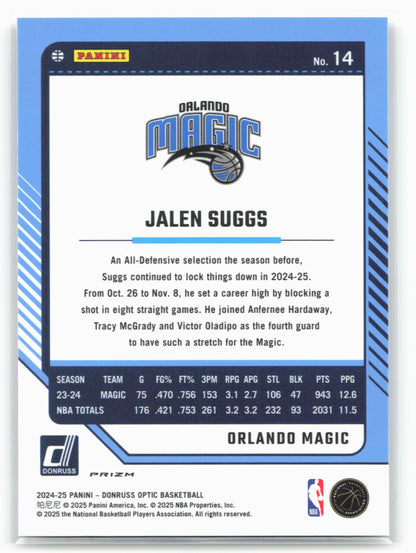 2024-25 Donruss Optic #14 Jalen Suggs Holo