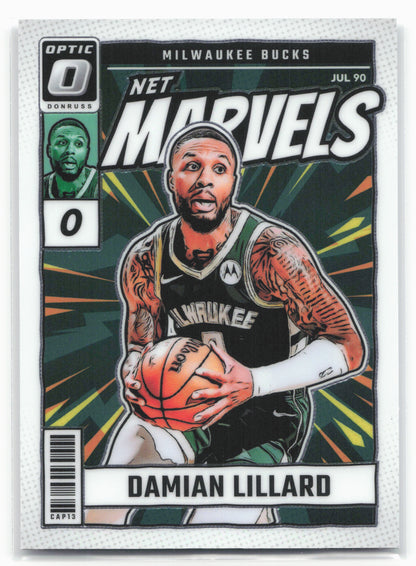 2024-25 Donruss Optic #20 Damian Lillard Net Marvels 20692