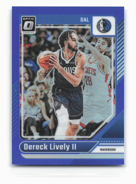 2024-25 Donruss Optic #44 Dereck Lively II Blue #/49