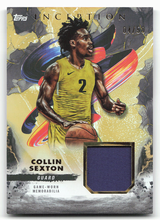 2024-25 Topps Inception #REC-CS Collin Sexton Gold 4/50