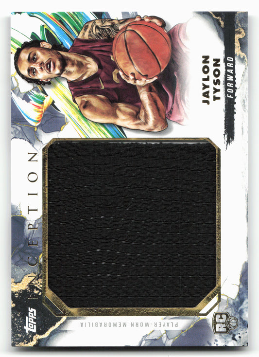 2024-25 Topps Inception #RJR-JT Jaylon Tyson Jumbo Relic