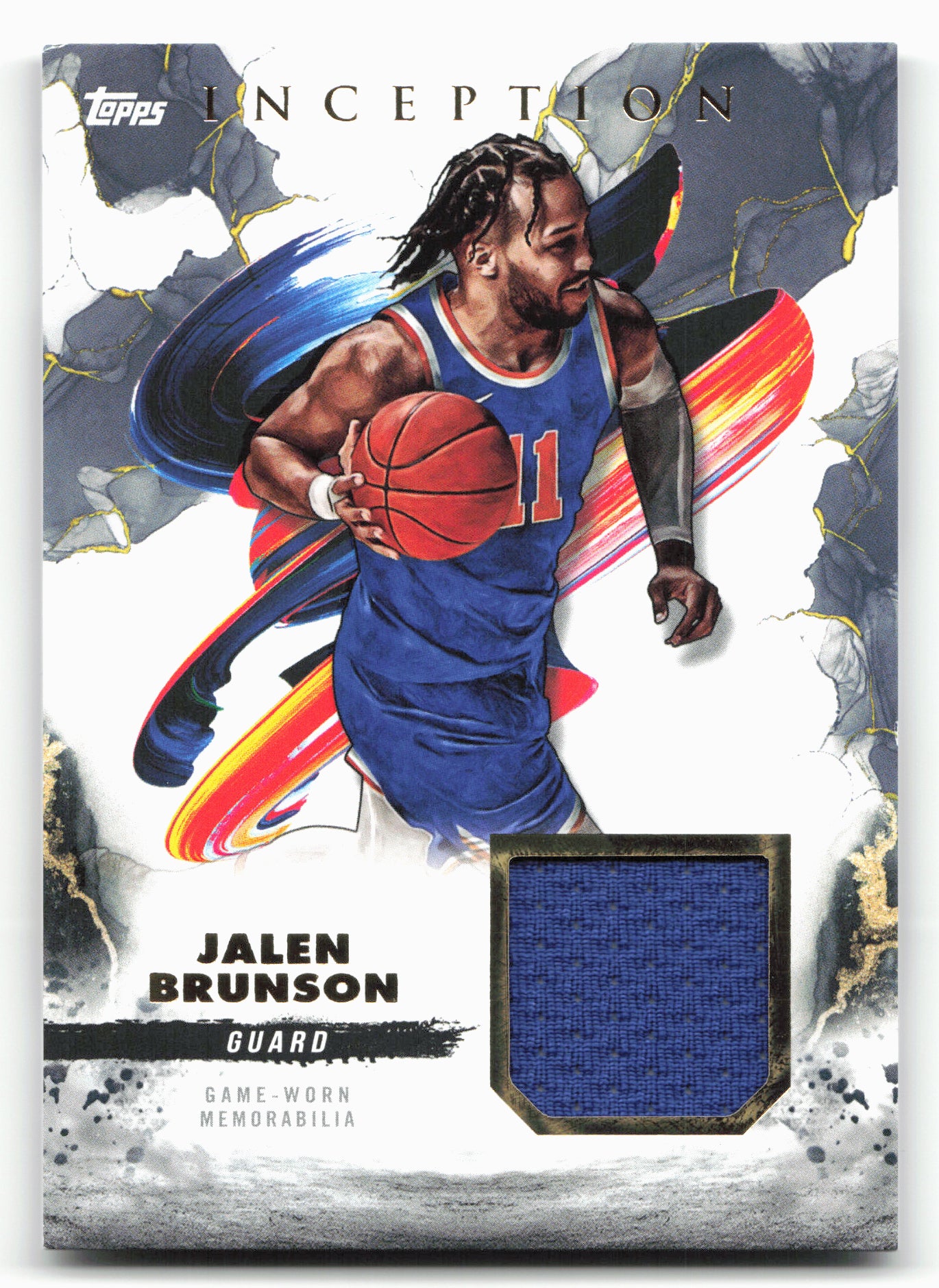 2024-25 Topps Inception #REC-JB Jalen Brunson Relic Card